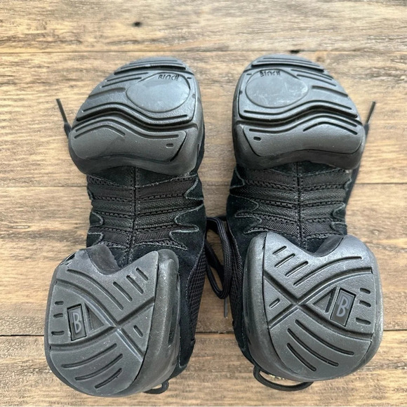 Bloch Adult size 5 US Boost Mesh Split Sole Dance Sneakers Black SO538L Hip Hop - Picture 7 of 9